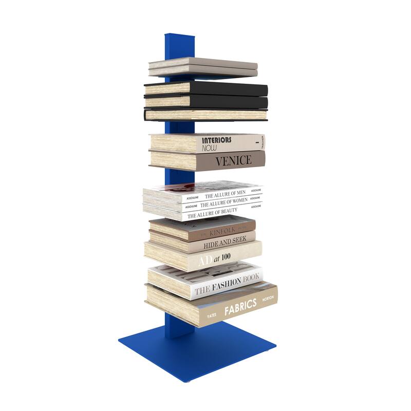 Sapiens Bookcase/Shelf/Shelving Tower in Blue