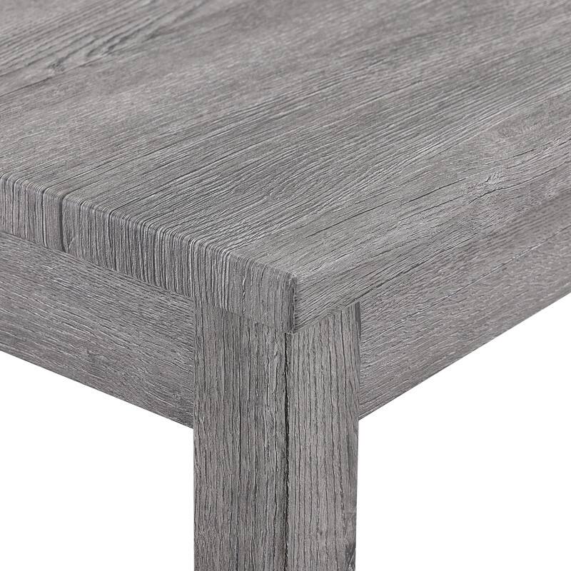 Bar Table Set with 3 Stools and Power Outlet