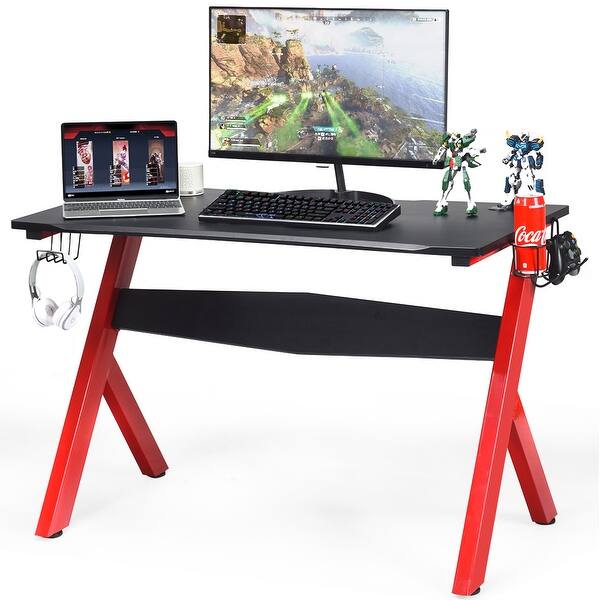 Shop Costway Gaming Desk Computer Desk W Controller Stand Cup