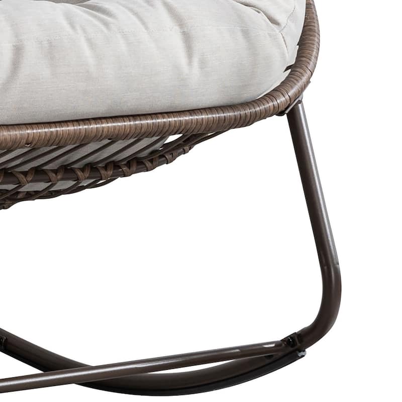 Modern Classic Egg Rocking Chair, Indoor/Outdoor Use