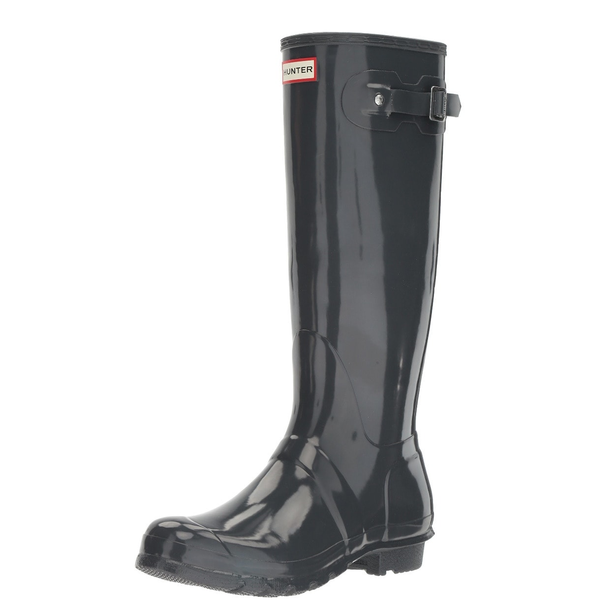 hunter boots short dark slate