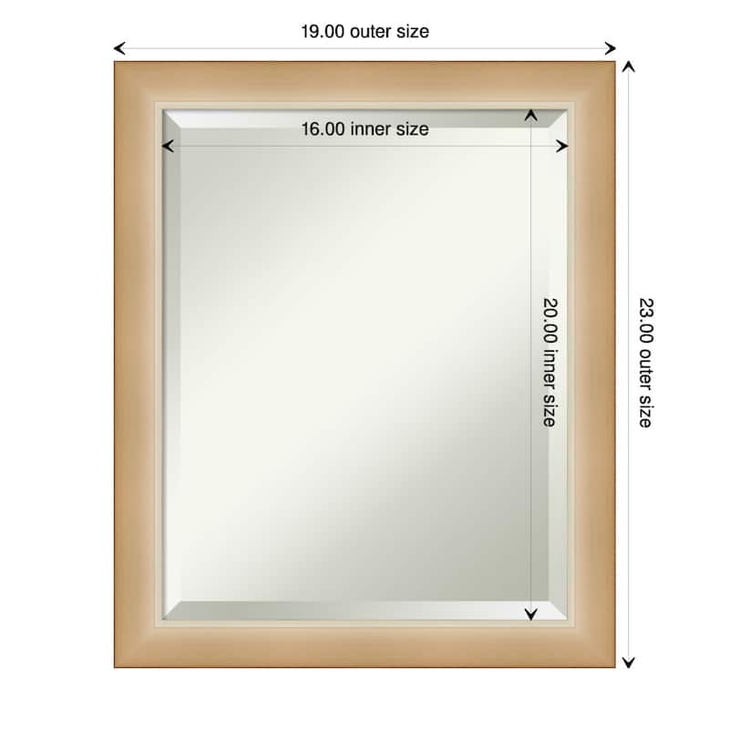 Beveled Wall Mirror - Eva Frame
