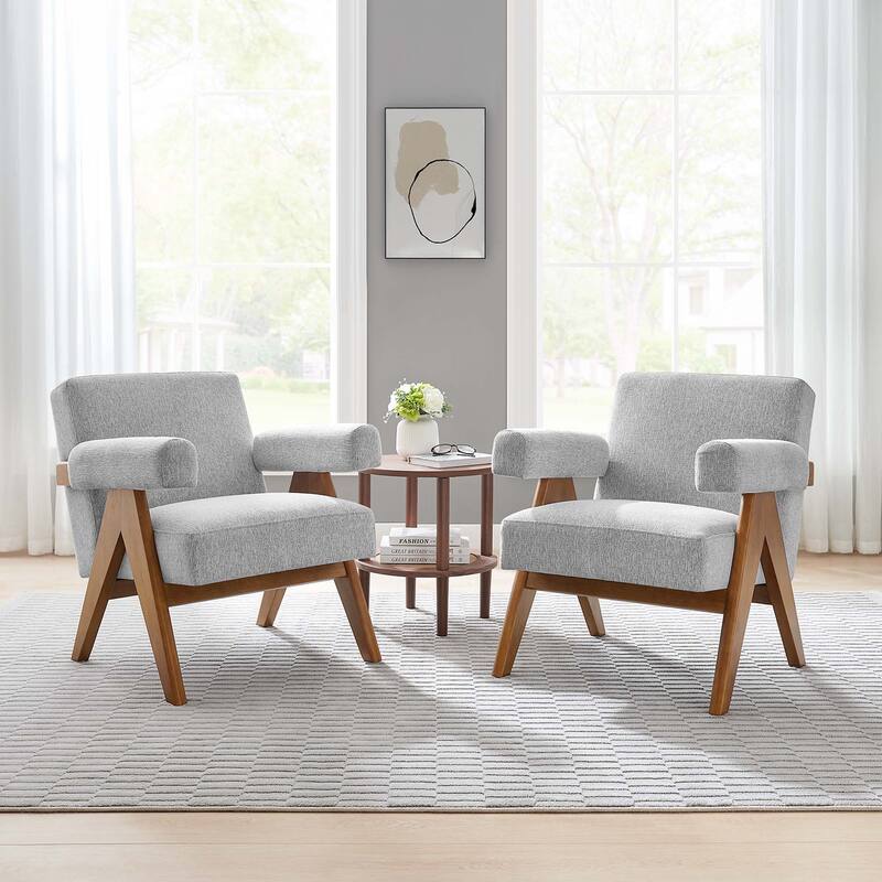 Lyra Fabric Armchair - Set of 2