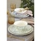 preview thumbnail 3 of 1, Butterfly Meadow Cottage 12-Piece Dinnerware Set, Sage