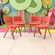 preview thumbnail 14 of 35, 4 Pack Plastic Stack School Chair with 15.5"H Seat, 3rd-7th School Chair Red