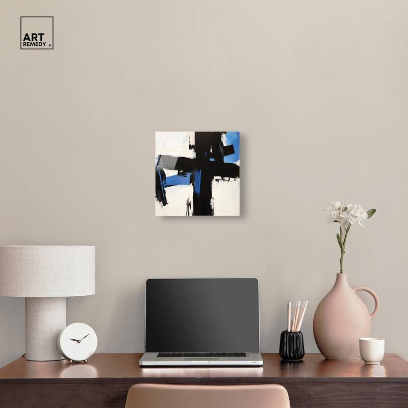 Blue Streak II Acrylic by Art Remedy, Ready to Hang