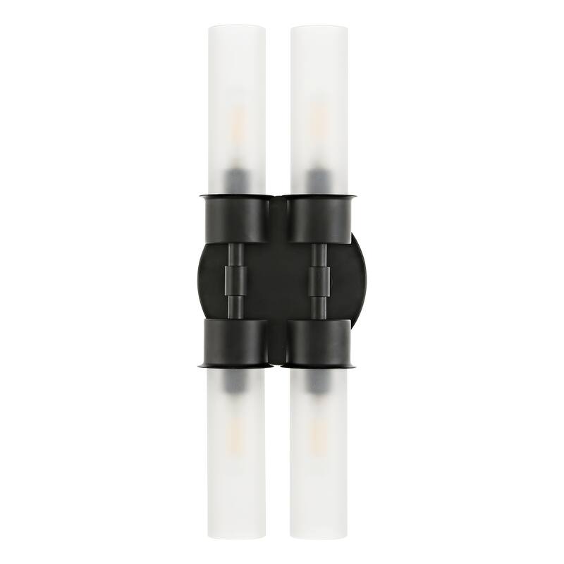 SAFAVIEH Lighting Amala Modern 4-Light 4-inch Wall Sconce (LED Bulbs Included) - 4.3 In. W x 6 In. D x 17 In. H - 4Wx6Dx17H