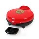 Nostalgia 6-Wedge Quesadilla Maker - Electric Tortilla Press With Extra Stuffing Latch