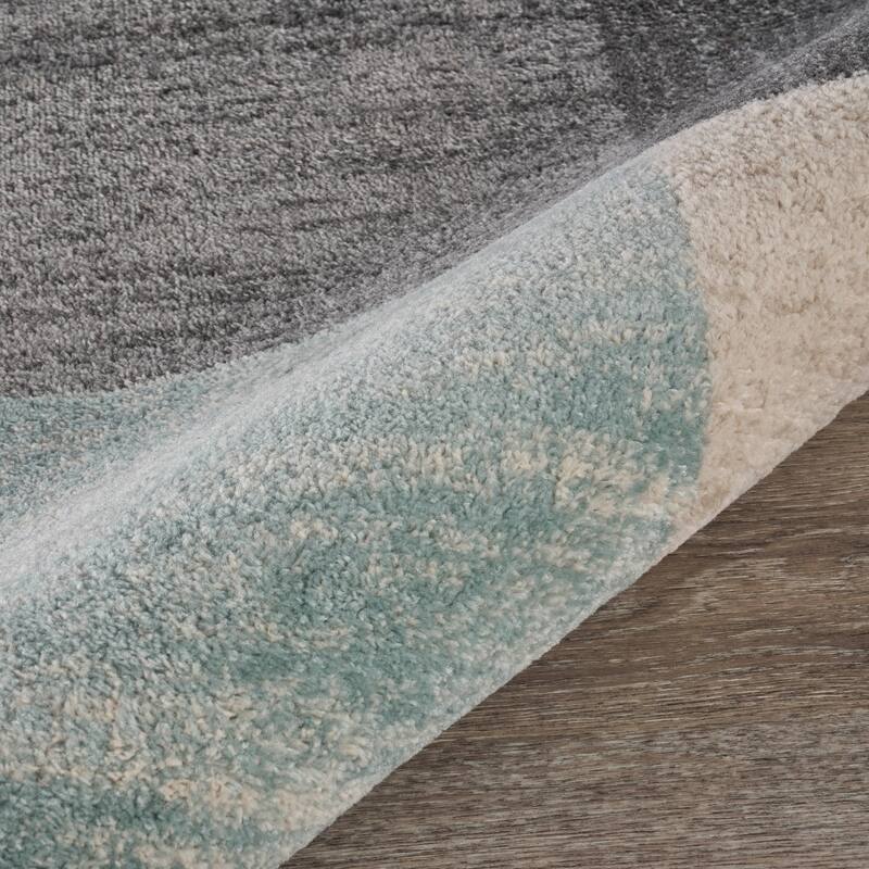 Sevita Multicolored Modern Color Block Area Rug
