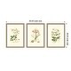 preview thumbnail 5 of 4, Small Blushing Pink Florals 3 Piece by John Miller Framed Wall Art Prints