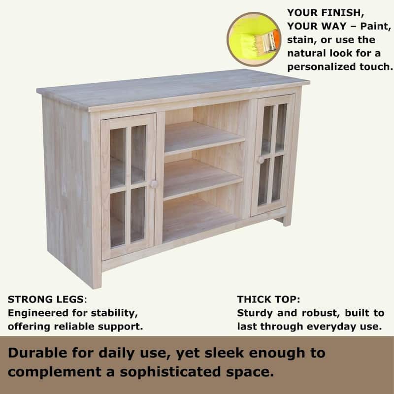 48" Entertainment TV Stand with 2 Doors