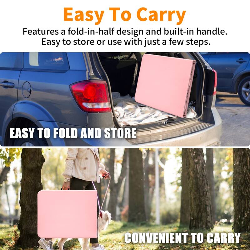 Folding Table,Portable Plastic Table for Camping,Picnics,Parties,High Load Bearing Foldable Table