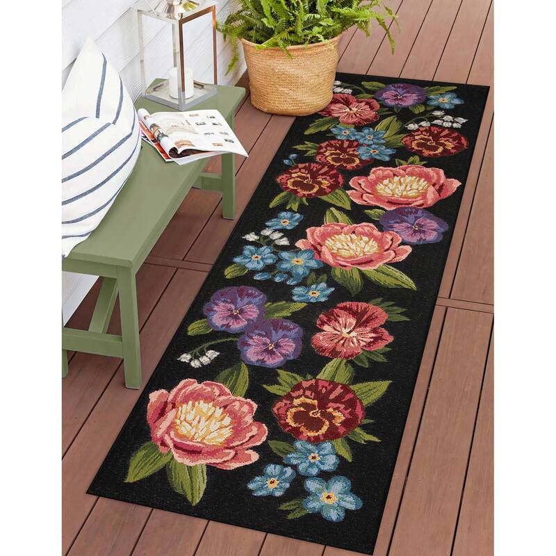 Liora Manne Marina Secret Garden Indoor/Outdoor Area Rug