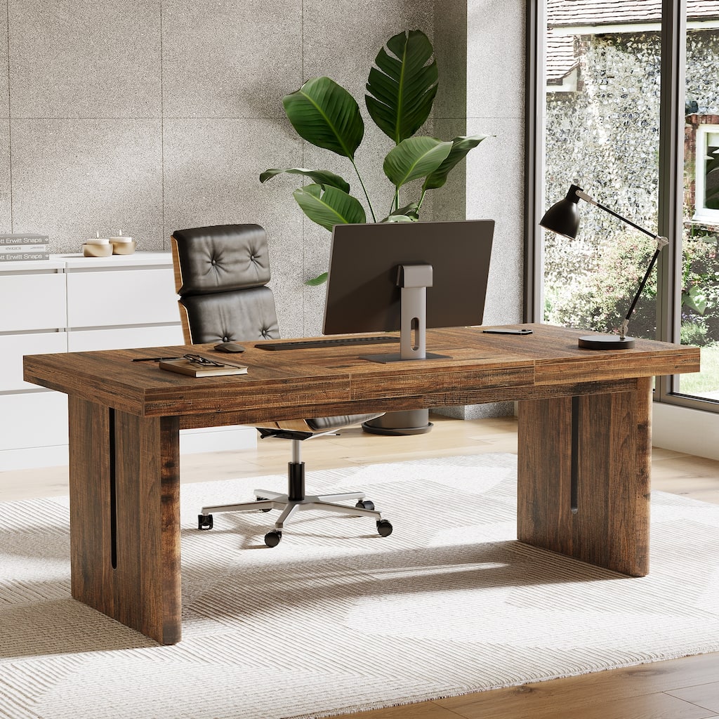 70.8-Inch Large Office Desk