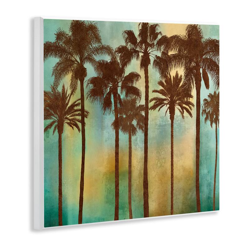 Stupell Looming Palms on Gradient Wall Plaque Art Design By John Seba