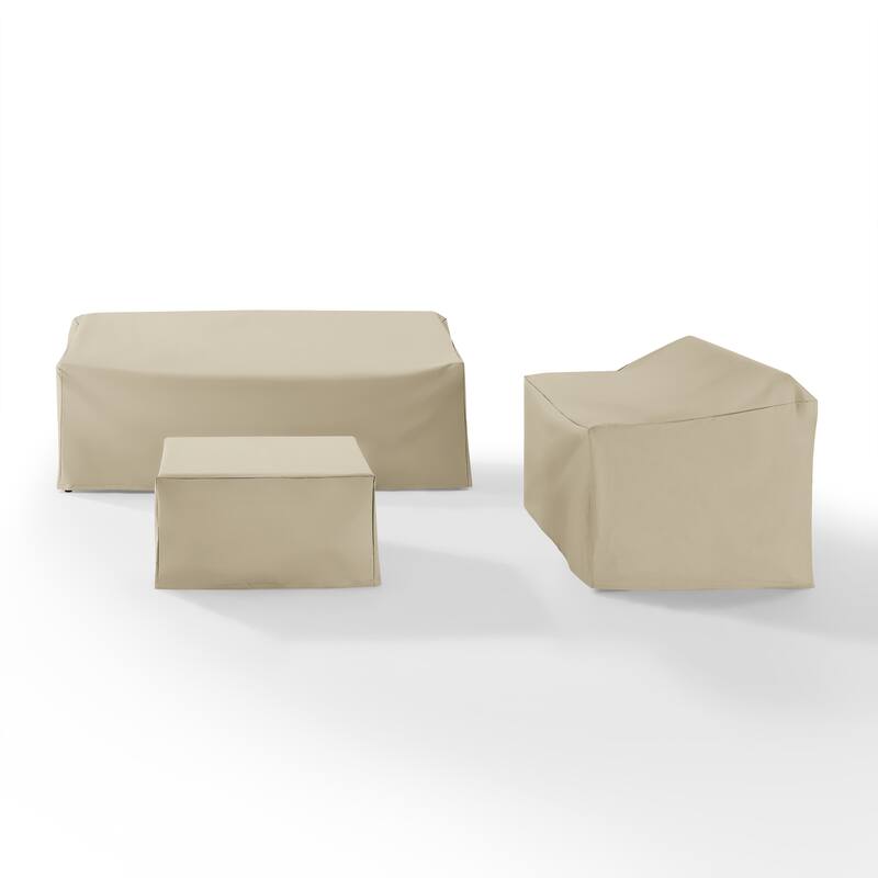 Crosley 3Pc Sectional Cover Set