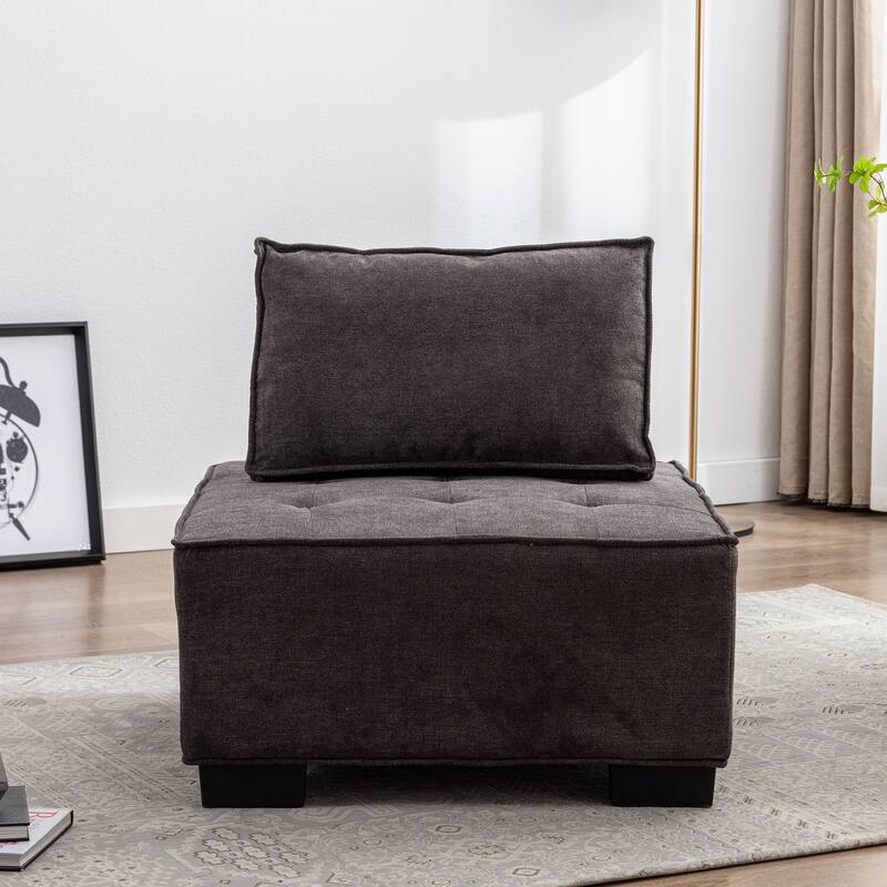 Modern Upholstered Living Room Chairs Set of 2