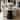 Furniture of America Aevia Modern Black Wood Reeding Base Round End Table with Sintered Stone Top
