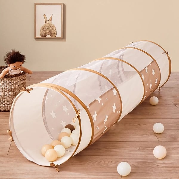 slide 2 of 5, Tiny Land® Adventure Play Tunnel Pink