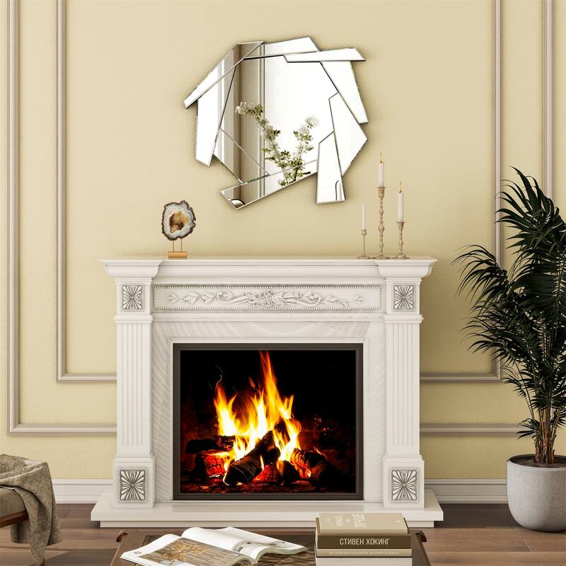 Modern Frameless Accent Wall Mirror