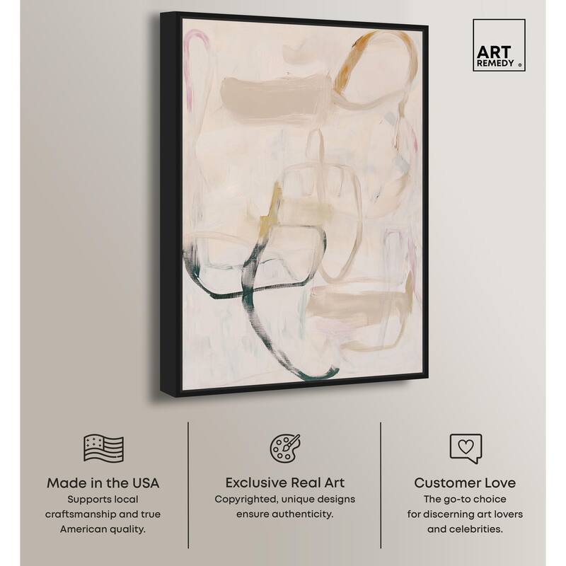 Faded Outlines I Canvas by Art Remedy