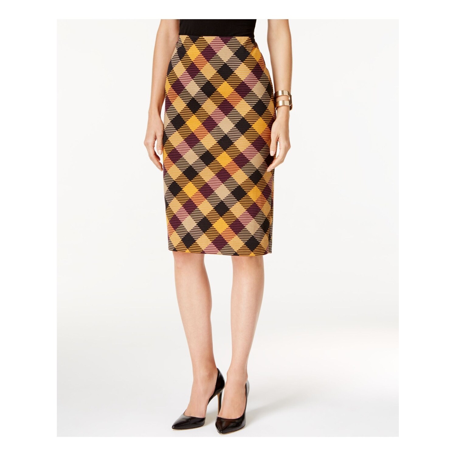 Grace Elements Womens Black Below The Knee A Line Skirt Size Xl Overstock 29340291 Grace elements women's clothing :