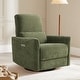 preview thumbnail 157 of 171, Spruce & Spring Asher Power Swivel Glider Recliner Green-Fabric-Single