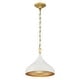 preview thumbnail 3 of 7, Minka Lavery 3931 Cedar Lane 13" Wide Pendant with a Steel Shade