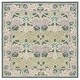 preview thumbnail 14 of 68, SAFAVIEH Handmade Earthly Treasure Kara Traditional Oriental Wool Rug 6' Square - Sage/Beige