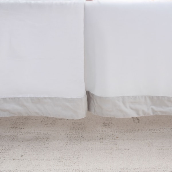 Crib Skirt Girl Dust Ruffle Baby Crib Skirt Nursery Baby Bed