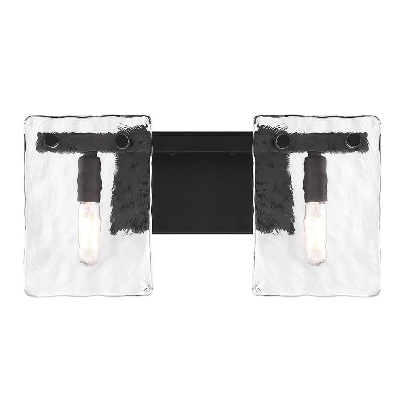 Savoy House 8-8204-2 Genry 2 Light 16" Wide Vanity Light - Matte Black
