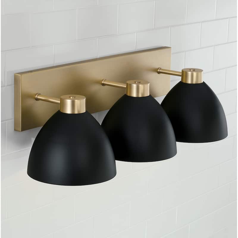 Ross 3-Light Vanity - 25.25"W x 8"H x 8.5"E