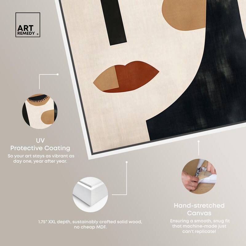 Face Moderne II Canvas by Art Remedy