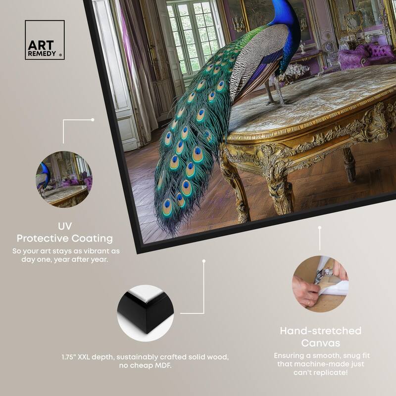 Royal Plumage Canvas by Art Remedy