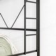 preview thumbnail 7 of 5, Black Twin Size Metal Loft Bed Frame with Stairs & Full-Length Guardrail, Space-Saving Design