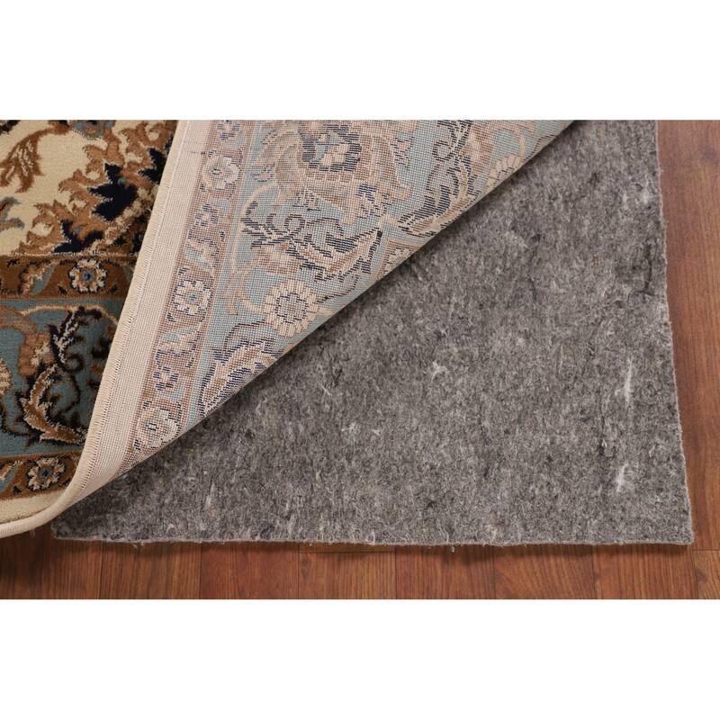 Floral Kashan Turkish Oriental Area Rug Machine Made Carpet - 4'4" x 6'2"