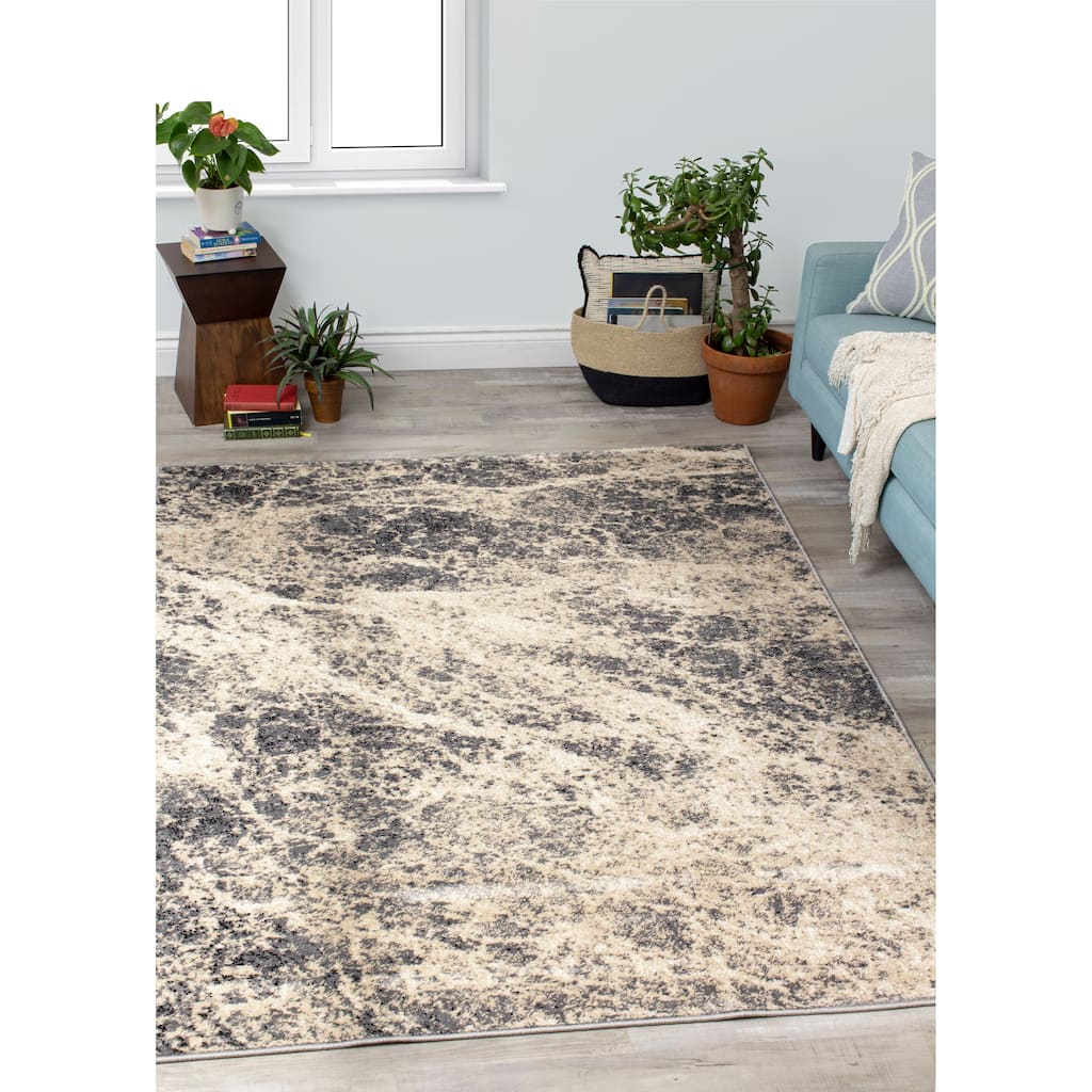 Covington Collection - Cream/Beige Sandstorm Rug