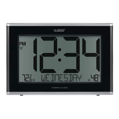 La Crosse Technology Large Atomic Clock with Temp and Humidity