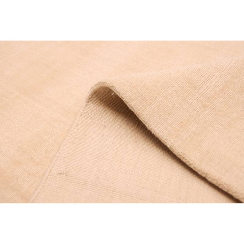 ECARPETGALLERY Hand Loomed Kashkuli Gabbeh Ivory Wool Rug - 9'11 x 13'0