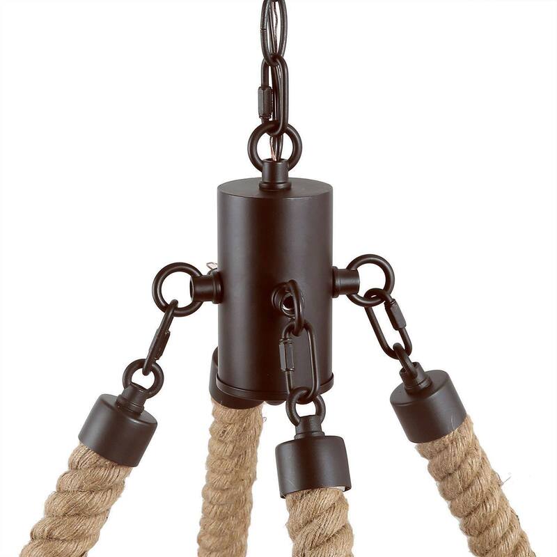 Modern Farmhouse 8-Light Wagon Wheel Chandelier for Dining Living Room - D 28" x H 26.5"