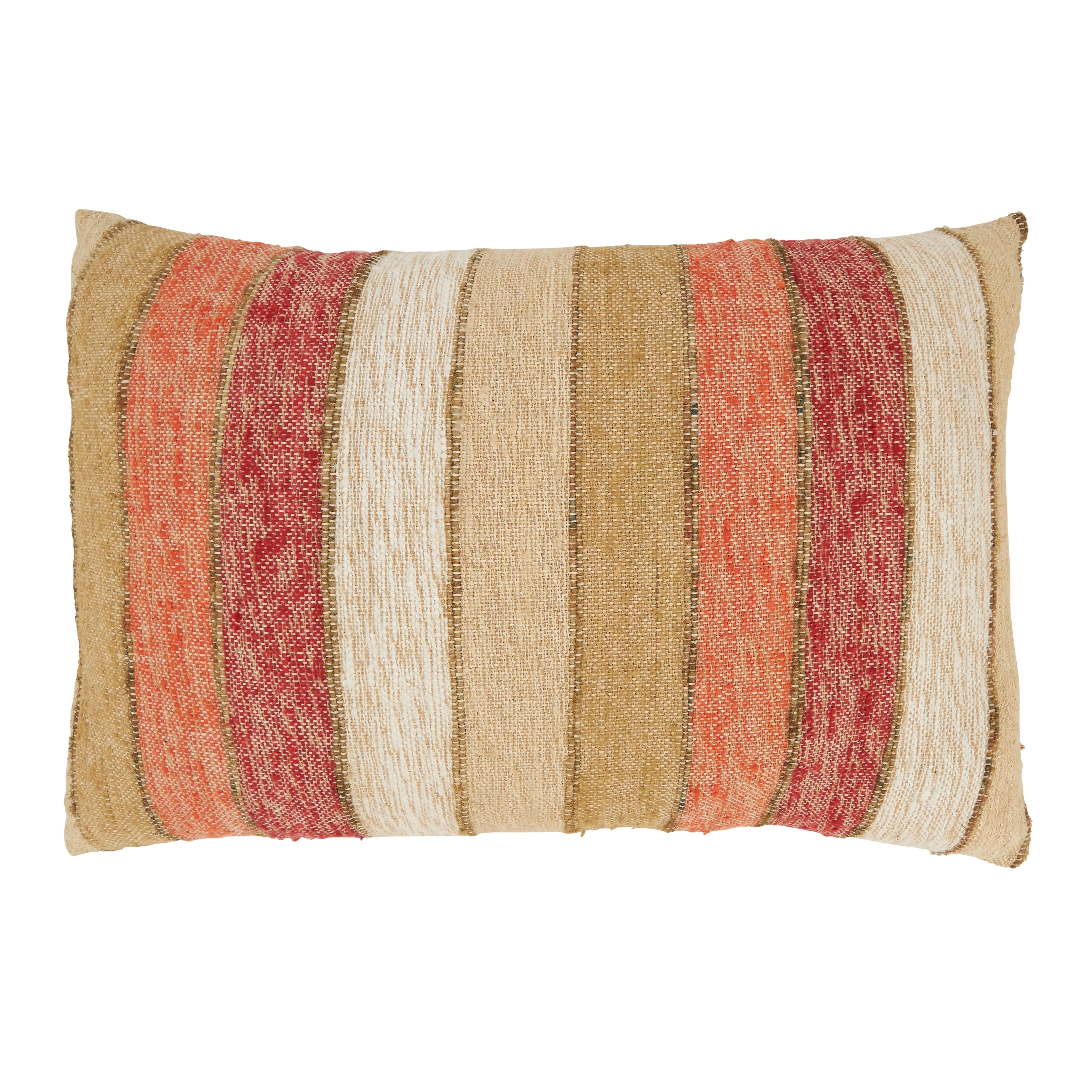 Chic Linear Pattern Throw Pillow