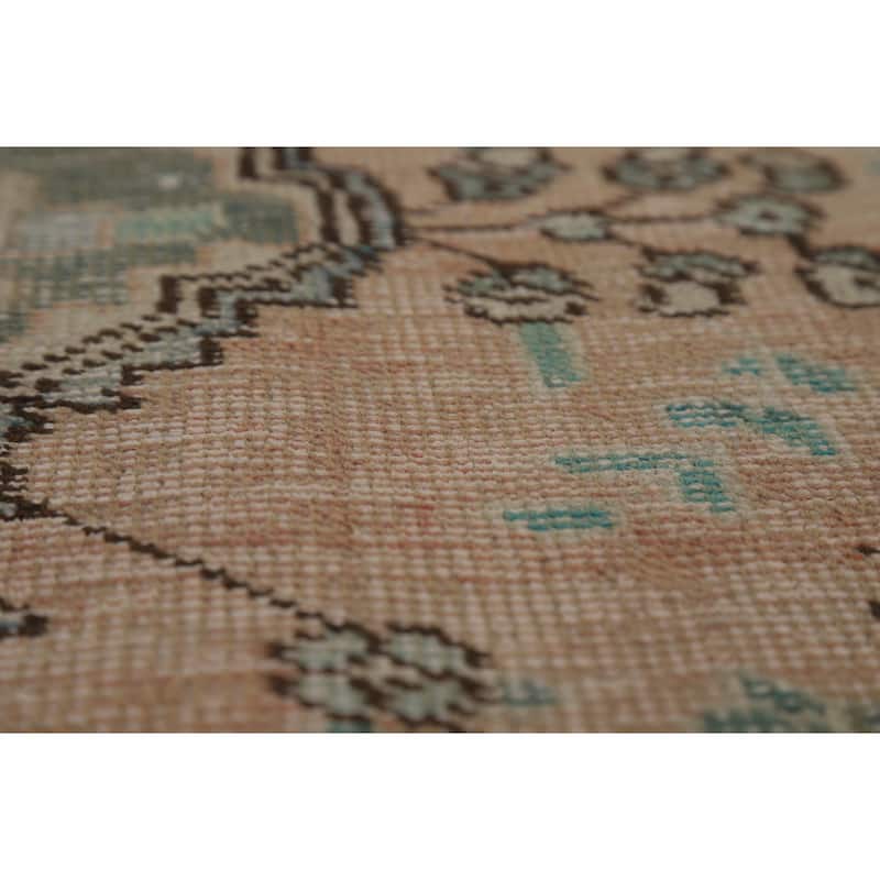 Vintage Tabriz Persian Area Rug Handmade Traditional Wool Carpet - 6'7" x 9'7"
