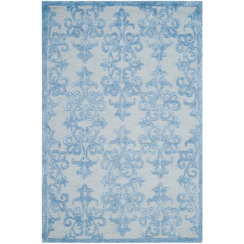 SAFAVIEH Handmade Bella Marilyne Modern Floral Wool Rug