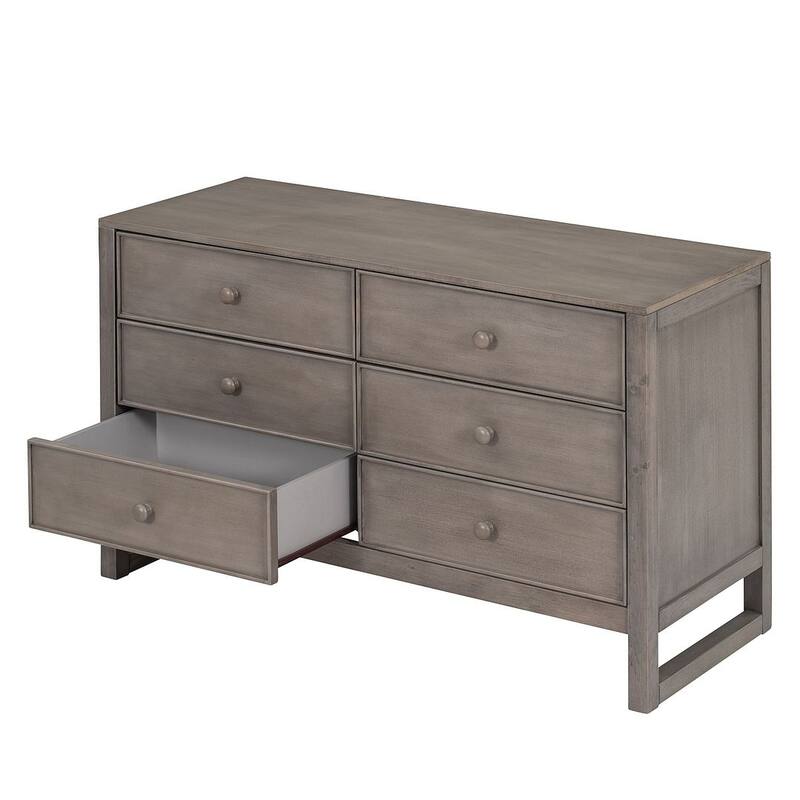 47.8" L Rustic Wooden Dresser Chest of Drawers for Bedroom