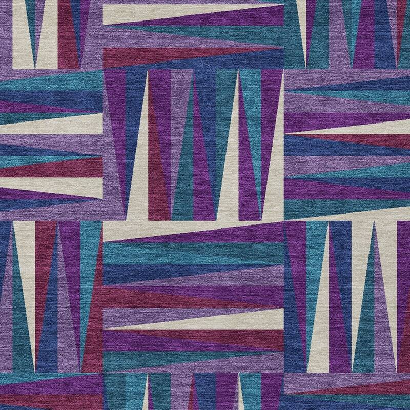 HomeRoots Geometric Transitional Rectangle Outdoor Rug