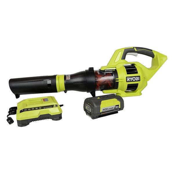 Shop Ryobi Ry40430 40v Lithium Ion 110 Mph Jet Fan Blower Kit Refurbished Overstock 19576454