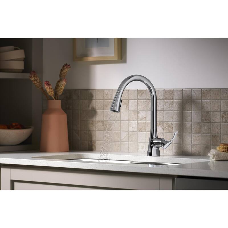 Sterling Valton 1.5 GPM Single Hole Pull Down Kitchen Faucet