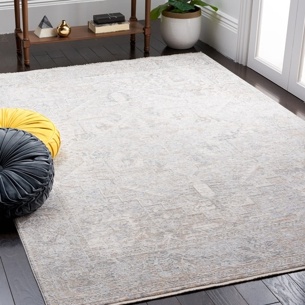 slide 2 of 13, SAFAVIEH Marmara Carrol Medallion Rug 8' x 10'1" - Beige/Grey Blue - Rectangle