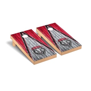 New Mexico Lobos Triangle Cornhole Board Set