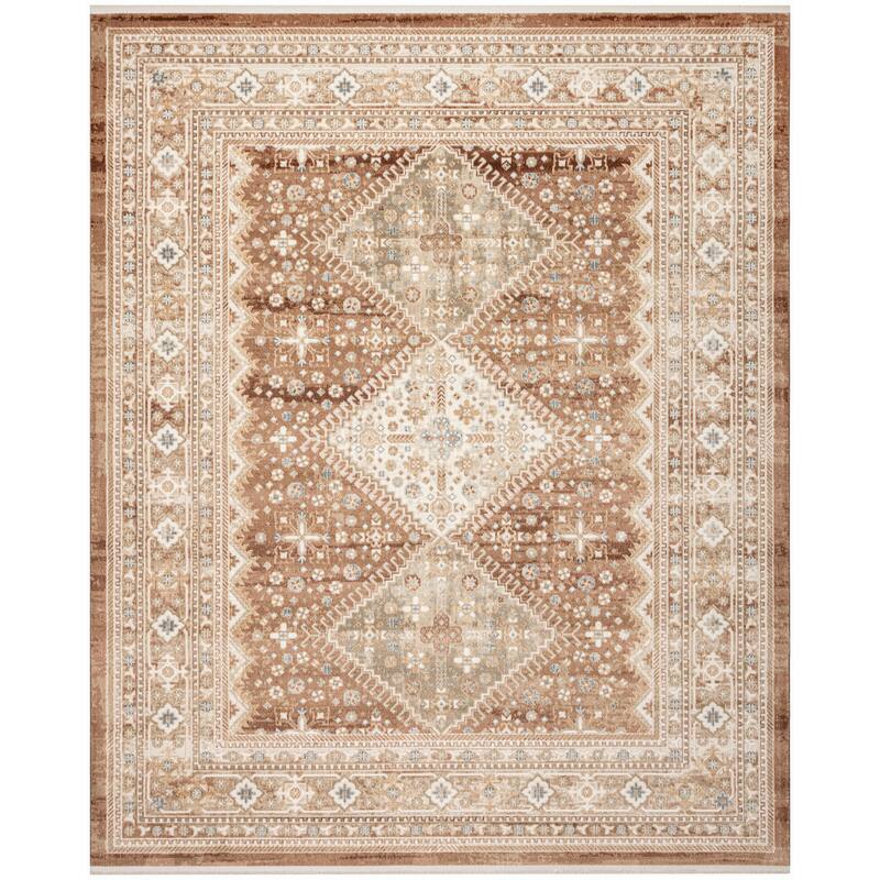 Nourison Pardis Indoor only Brown Persian Area Rug